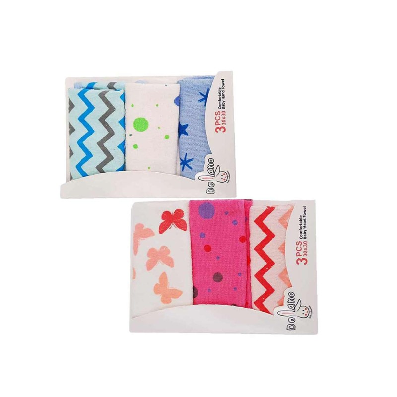 حوله دست و صورت نوزاد 3 عددی دولانو Dolano