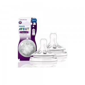 سر شیشه +6 ماه جریان غلیظ فیلیپس اونت Philips Avent بسته دو عددی