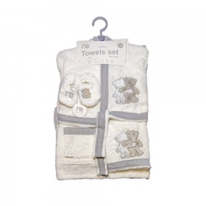 ست حوله نوزاد 5 تکه مادرکر Mothercare طرح خرس