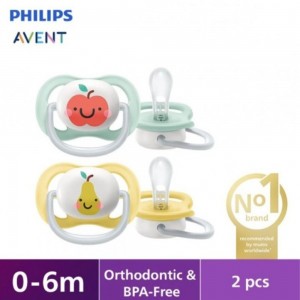 پستانک ارتودنسی 6-0 ماه فیلیپس اونت Philips Avent بسته دو عددی کد SCF080/17