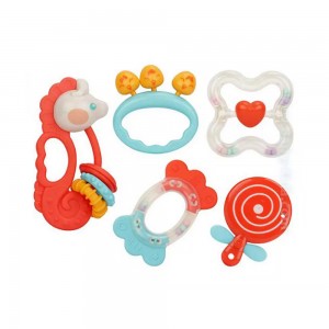 ست جغجغه و دندانگیر هانگر Huanger بسته 5 عددی