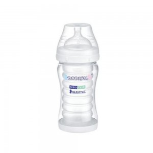 شیشه شیر 0+ ماه بی بی سیل Babisil ظرفیت 220 میلی لیتر