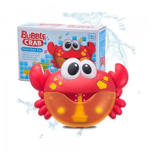 حباب ساز موزیکال حمام کودک طرح خرچنگ