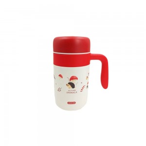 فلاسک استیل دسته دار کودک ظرفیت 460 میلی لیتر