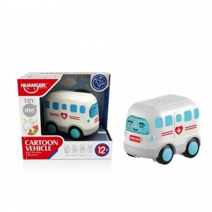 اسباب بازی ماشین  موزیکال هانگر Huanger طرح آمبولانس