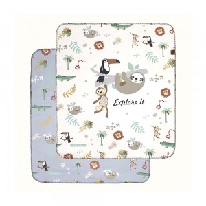 زیرانداز تعویض نوزاد دی روحه Die Ruhe طرح جنگل