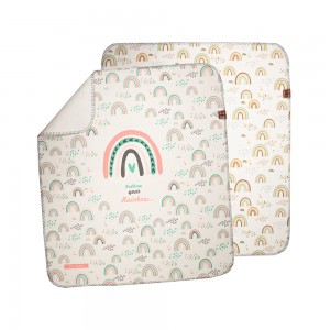 زیرانداز تعویض نوزاد دی روحه Die Ruhe طرح رنگین کمان