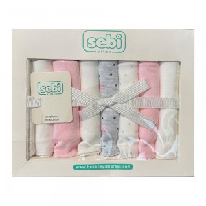 دستمال دست و صورت نوزاد سبی Sebi بسته 7 عددی
