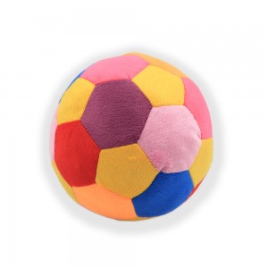 توپ جغجغه ای  چهل تکه پولیشی بچه گانه رنگارنگ