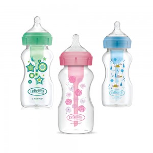 شیشه شیرطلقی +0 ماه طرحدار  دکتر براون Dr Brown’s حجم 270 میلی لیتر