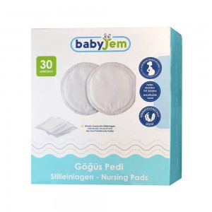پد سینه بیبی جم baby jem بسته 30 عددی