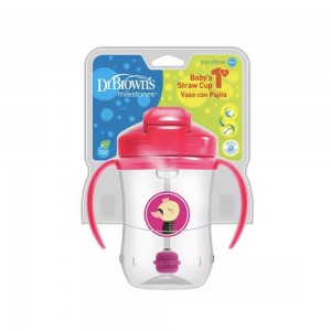 لیوان نی دار  6+ ماه دکتر براون Dr Brown’s حجم 270 میلی لیتر