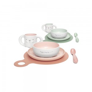 ست غذاخوری پنج تکه سواوینکس Suavinex طرح گربه