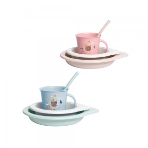 ست غذاخوری 4 تکه کودک سواوینکس Suavinex طرح جنگل