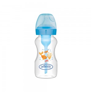 شیشه شیر طلقی +0 ماه  دکتر براون Dr Brown’s ظرفیت 270 میلی لیتر طرح ماهی