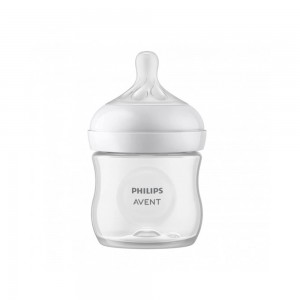 شیشه شیر طلقی 0+ ماه فیلیپس اونت PHILIPS AVENT ظرفیت 125 میلی لیتر