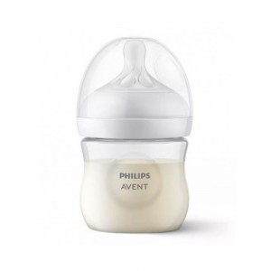 شیشه شیر طلقی 0+ ماه فیلیپس اونت PHILIPS AVENT ظرفیت 125 میلی لیتر