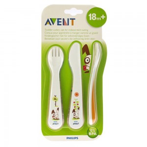 ست قاشق ،چنگال و کارد +18 ماه فیلیپس اونت Philips Avent