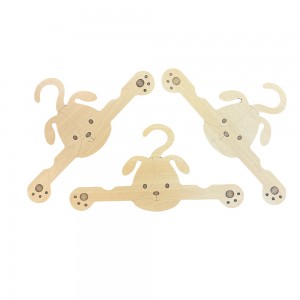 چوب لباسی چوبی کودک طرح سگ