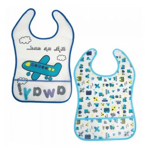 پیشبند نوزادی پلاستیکی لیون بیر lion bear بسته دو عددی