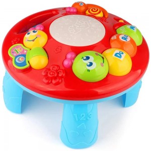 میز بازی موزیکال کودک تات کیدز Tot Kids طرح کرم قرمز