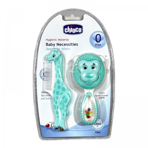 شانه و برس نوزاد طرح شیر و زرافه چیوکو Chioco