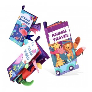 اسباب بازی کتاب پارچه ای کد سوببر SOBEBEAR بسته سه عددی