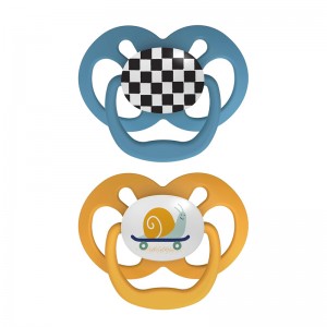 پستانک ارتودنسی بادامی 6تا18 ماه دکتر براون Dr Brown’s طرح حلزون