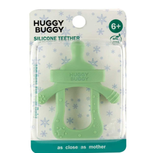 دندانگیر سیلیکونی هاگی باگی Huggy Buggy طرح شیشه شیر