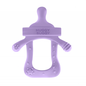دندانگیر سیلیکونی هاگی باگی Huggy Buggy طرح شیشه شیر