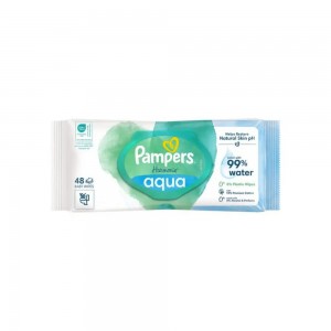 دستمال مرطوب کودک آکوا پریما پمپرز Prima Pampers بسته 48 عددی