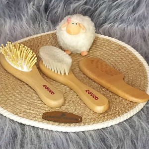 ست شانه و برس چوبی کودک  رووکو Rovco