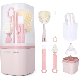 شیشه شور سیلیکونی استند دار باتل براش bottle brush