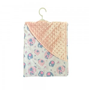 پتو دورپیچ کلاهدار مخمل حبابی