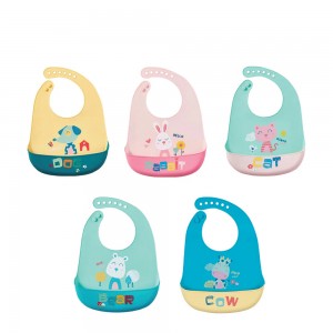 پیشبند تمام سیلیکونی 0-6 ماه کاسه دار کودک