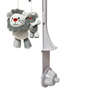 آویز تخت موزیکال بیبی فان Baby Fun  طرح فیل کرم