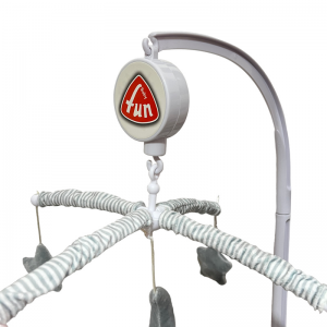 آویز تخت موزیکال بیبی فان Baby Fun  طرح فیل کرم