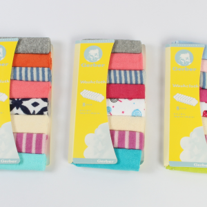 دستمال دست وصورت حوله ای Gerber مجموعه 8 عددی