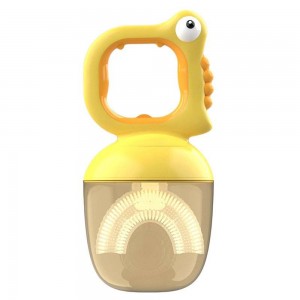 مسواک چرخشی سیلیکونی طرح تمساح