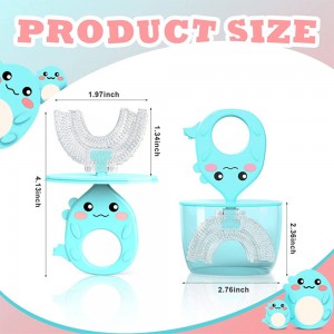 مسواک چرخشی سیلیکونی طرح تمساح