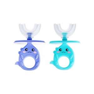 مسواک چرخشی سیلیکونی طرح تمساح