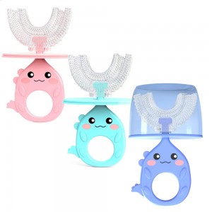 مسواک چرخشی سیلیکونی طرح دایناسور