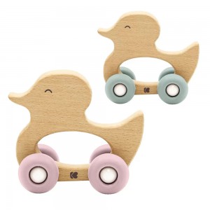 دندانگیرچوبی  کیکابو Kikka Boo طرح جوجه اردک