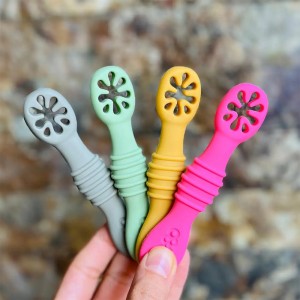 ست قاشق پری اسپون سیلیکونی سه عددی