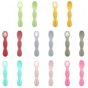 ست قاشق پری اسپون سیلیکونی سه عددی