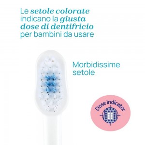 مسواک بچه گانه 6-36 ماه چیکو Chicco مدل milk teeth