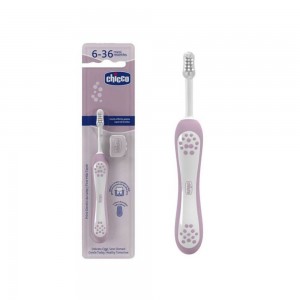مسواک بچه گانه 6-36 ماه چیکو chicco مدل first milk teeth