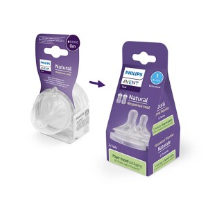 سر شیشه 0 ماه تک قطره فیلیپس اونت Philips Avent سری Natural Response