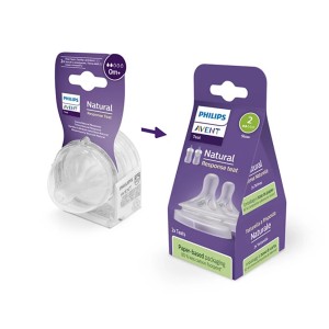 سر شیشه +0 ماه دو قطره فیلیپس اونت Philips Avent سری Natural Response