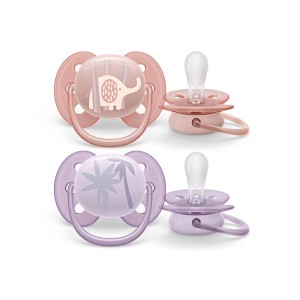 پستانک ارتودنسی 6-0 ماه فیلیپس اونت Philips Avent بسته دو عددی کد SCF085/30